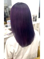 シャルティア(SHALLTIA)&nbsp;バイオレットカラー【山口市美容室】【山口市ハイトーンカラー】