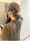 ヘアセット/結婚式/2次会パーティー