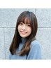【艶髪ストレート】カット+ナチュラル縮毛矯正+プレTR付　￥9500