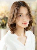かきあげバングくびれひし形レイヤーカットa大宮20代30代40代
