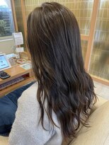 アドラーブル 長岡リップス旭岡店(adorable) 20代30代アッシュグレージュロング抜け感