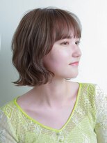 ソレイユトウキョウシブヤ(SOLEIL TOKYO shibuya)&nbsp;ショート顔周りレイヤーサイドバングベルボブ透明感カラー