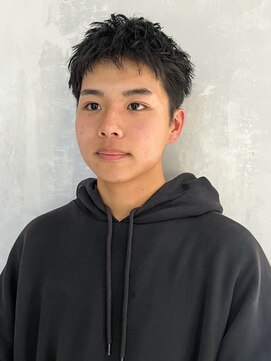 アイティーバイアルバム 下北沢店(IT by ALBUM) スパイキーショートブルーブラックスペインカール_ba505591