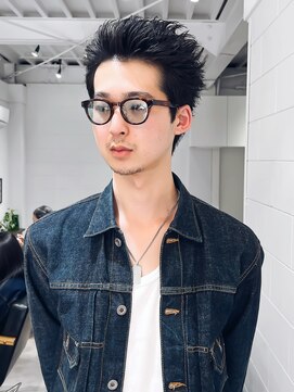 ラレイ ハラジュク(Lalei harajuku) 原宿スパイキーショートピンパーマツイストパーマメンズパーマ