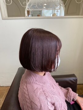 ニュイ 高槻 阪急茨木店(nui) イメチェン/ホワイトブロンド/外ハネボブ/美髪/茨木