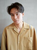 ニコ トウキョウ ロジック(nico TOKYO Logic)&nbsp;フェザーパーマニュアンスパーマメンズセンターパート襟足あり