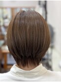 絶壁解消/ひし形/大人可愛い/斜めバング/30代40代/ミセスヘア5B