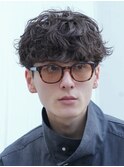 横浜西口シャドウパーマメンズマッシュウルフカットルーズパーマ