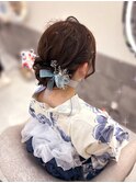 浴衣ヘア【クランソア】ヘアメ/ヘアセット/心斎橋