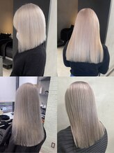 【ブリーチ/ケアブリーチ/インナーカラー/ダブルカラー/ハイトーン/髪質改善/梅田/韓国系/ホワイトカラー】