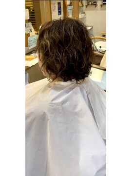 ヘアーメイク ラピス(hair make Lapis) レイヤーボブパーマ/ハイライトウェーブ