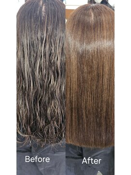 エイト チャタン 沖縄北谷店(EIGHT chatan) ブリーチ履歴×髪質改善縮毛矯正【EIGHT 北谷 荒井】