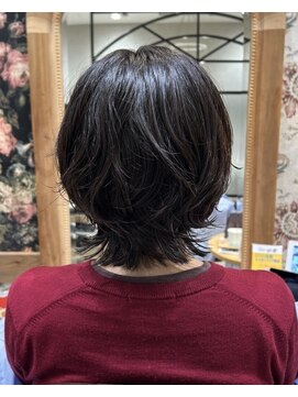 ザザ シンジュク(ZA/ZA shinjuku) ゆる癖風ショートボブ