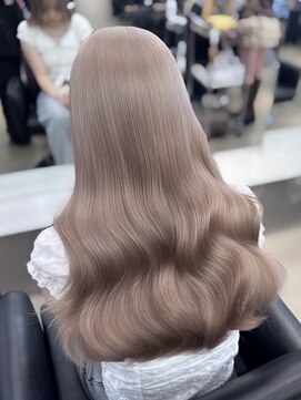 エン 栄店(enne) 大人ガーリー/ダークアッシュ/ミディアムレイヤーカット/栄