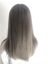 crowndot【銀座】 髪質改善ケアカラー×アッシュベージュ【東銀座,銀座美容室】