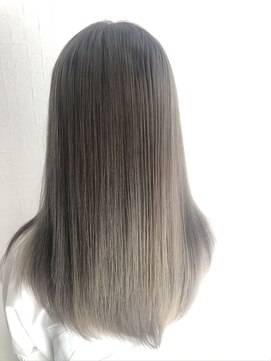 クラウンドット 銀座(crowndot) 髪質改善ケアカラー×アッシュベージュ【東銀座,銀座美容室】