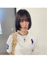 ニコ シモノセキ(NIKO Shimonoseki) 〈NIKO〉ボブレイヤー/顔まわりレイヤー/ぱつっとボ ブ