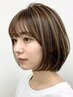 【大人カラー人気No.1！】　カット＋白髪ぼかしカラー　14200円→