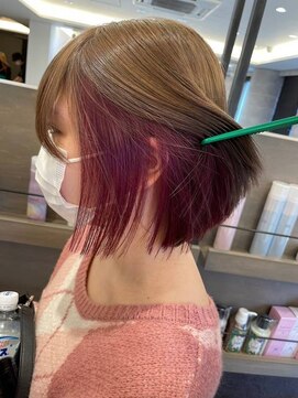 ルーブ トウキョウ(Loob. TOKYO) 池袋デザインカラーインナーカラーイヤリングカラーハイライト