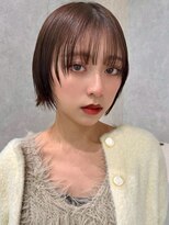 アッシュ 新杉田店(Ash)&nbsp;新杉田レイヤーカット韓国ダブルカラー顔周り前髪カットボブ