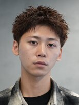 バイフィフス 原宿/表参道(by fifth)&nbsp;緩めニュアンスパーマフェザーパーマメンズセンターパートウルフ