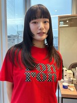 モンルル プル(mon loulou + plus)&nbsp;レイヤーカット、サイドバング、顔まわりレイヤー