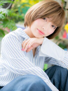 カバーヘア ブリス 上尾西口店(COVER HAIR bliss) *+COVER HAIR+*…ピュアで色っぽい☆前下がりボブa