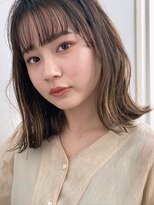 【GARDEN 田中麻由】 レイヤー外ハネボブ×インナーカラー