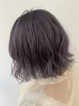 ジーナ セントラル銀座(Zina) 【ZinaCENTRAL】イメチェン毛先パーマ耳かけ×フォギーベージュ