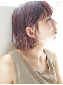 【nanuk＊UEKI】すきまバング大人かわいいグラデーションカラー