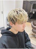 マッシュショート×ハイライト×韓国風ショート