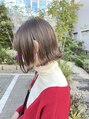 ヘアメイク マージ(hair make merge) ケアブリーチを使った艶感と透明感が出るカラーが得意です◎