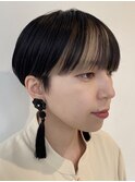 【マッシュショート×バングインナー】ヘアスナップ・山下
