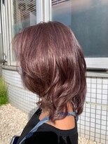 ビューティーショップ ニコ(Beauty shop nicco) ミディアム くすみカラー ピンク ラベンダー