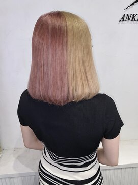 アンク クロス 池袋北口店(ANKHCROSS) 《アンククロスYUKI》韓国風2トーンカラー タッセルカット