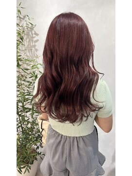 エイト プラット 渋谷2号店(EIGHT plat) ボルドー/ダブルカラー/秋カラー［渋谷駅］