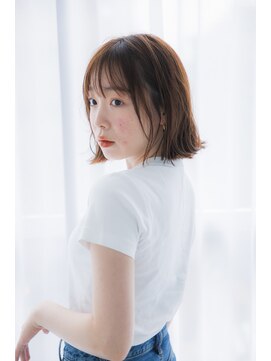 ラエティティア ロコ 刈谷店(Laetitia loco) ゆるカジュアルな切りっぱなしボブ