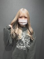 ボアップ 京橋店(boappu)&nbsp;#プルエクステ#ハイトーン#イヤリングカラー