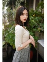 ドットハリス(.Hallis)&nbsp;大人可愛い前髪/ミディアム/ボブ/20代30代/原宿/表参道
