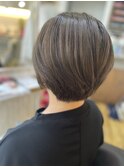 キレイ女子のショートボブ