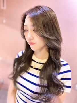 ラメール(MAISON LA MER) 【Mika】オリーブベージュ　透明感女神hair