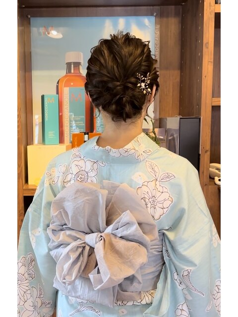 浴衣着付けヘアセット