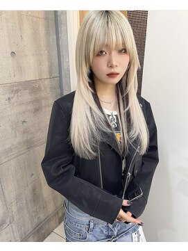 アリートウキョウ(ALLY TOKYO) 中性ウルフレイヤーカットロングウルフカット姫カット姫ウルフ