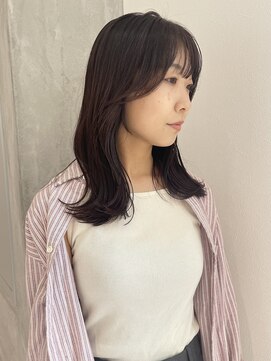 ヨーク(YOKE) 【 YOKE 】ウォームブラウンくびれレイヤーカット小顔