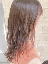 アース 高円寺店(HAIR & MAKE EARTH)&nbsp;顔まわりにピーチピンク♪