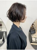 ショートボブ/大人巻き/ぷつっとボブ/ナチュラルモード/高松