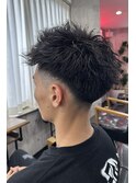 【メンズ】フェード×ツイストジェットモヒカン