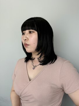 ワルム(warme) レイヤーカット×ワイドバング