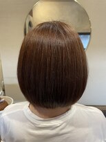 穀雨(Kokuu)&nbsp;ボブ×オレンジベージュ