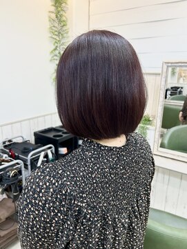 ルヴェール 北方店(LeVert) ボブカット/髪質改善oggiottoトリートメント